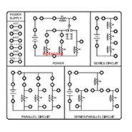 Bộ thí nghiệm cơ bản mạch điện DC